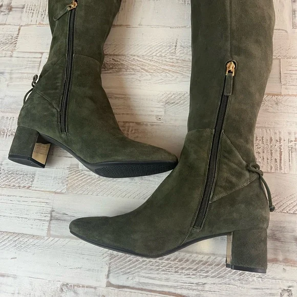 KATE SPADE Olive Green Over-the-Knee Boots - Picture 7 of 16